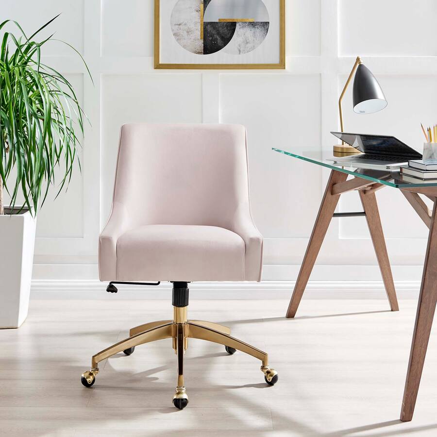 Modway Red Chair Discern Performance Velvet Office Chair by Modway Red EEI-5079 - Best Buy