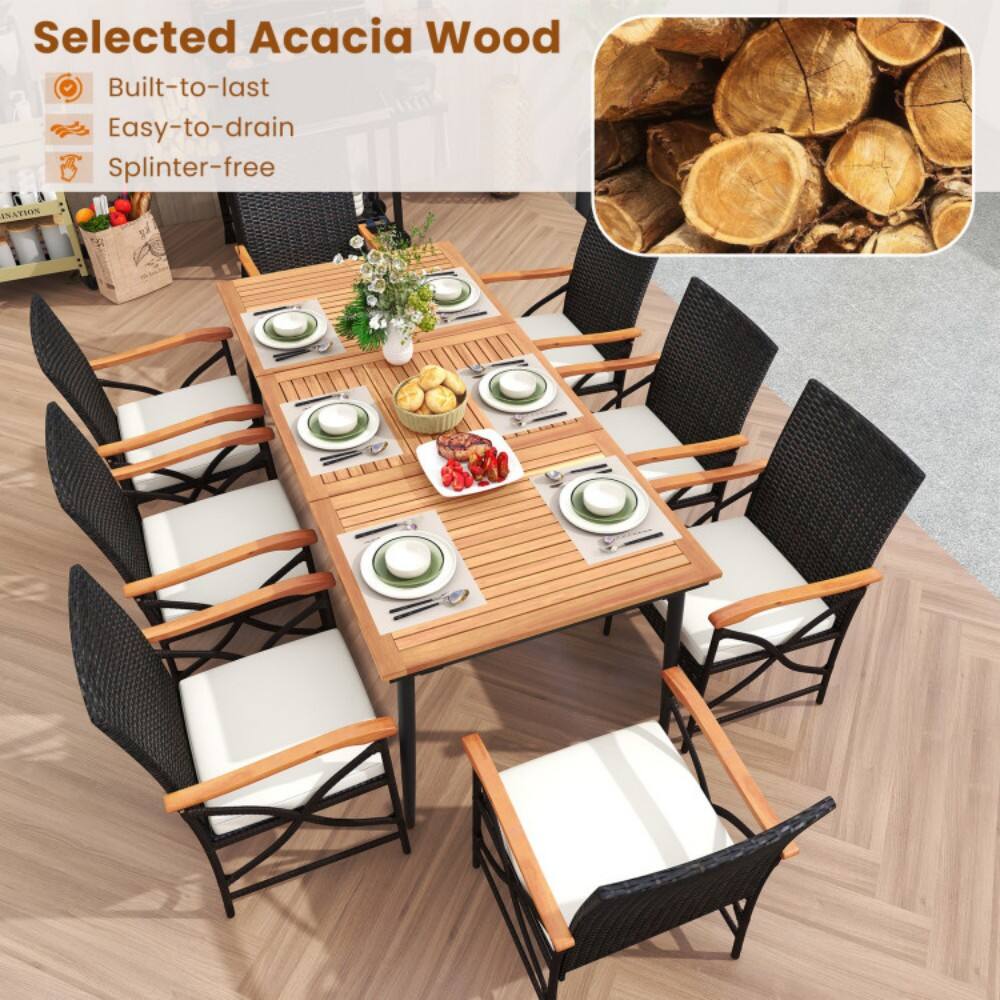 Selected Acacia Wood

- Built-to-last
- Easy-to-drain
- Splinter-free