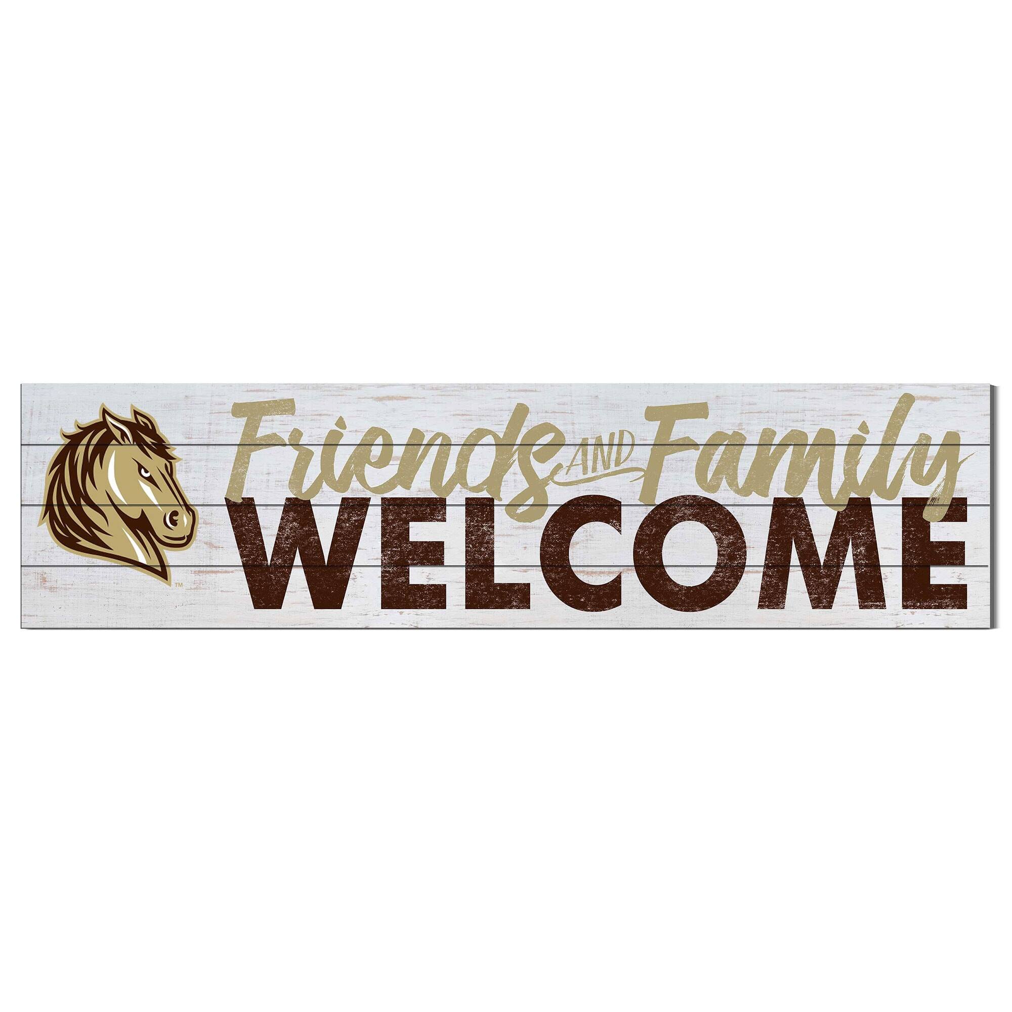 Southwest Minnesota State Mustangs 10" x 40" Friends & Family Welcome Sign