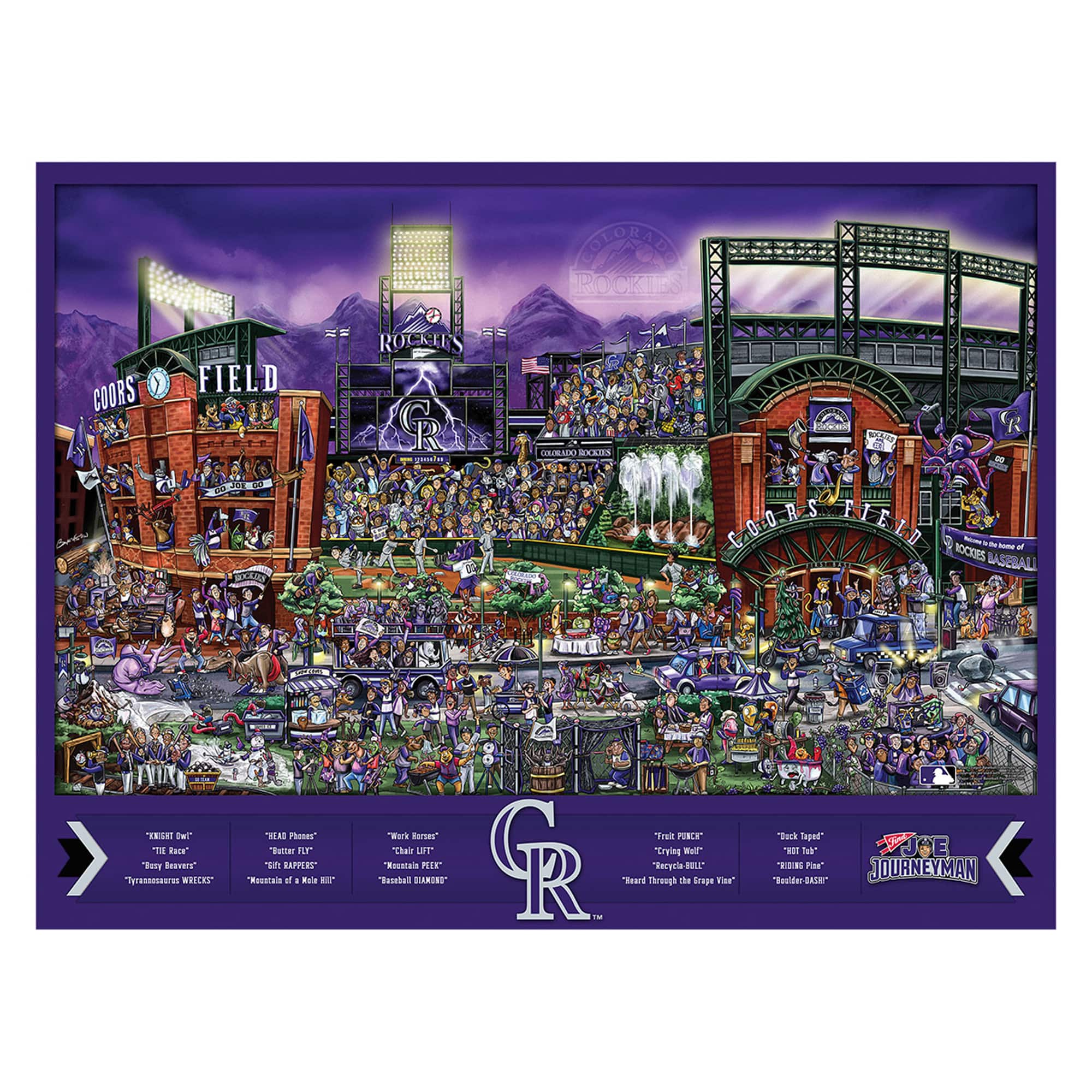 YouTheFan - Colorado Rockies 500-Piece Joe Journeyman Puzzle - Multicolor price history on PriceWatchPro