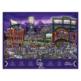 YouTheFan - Colorado Rockies 500-Piece Joe Journeyman Puzzle - Multicolor