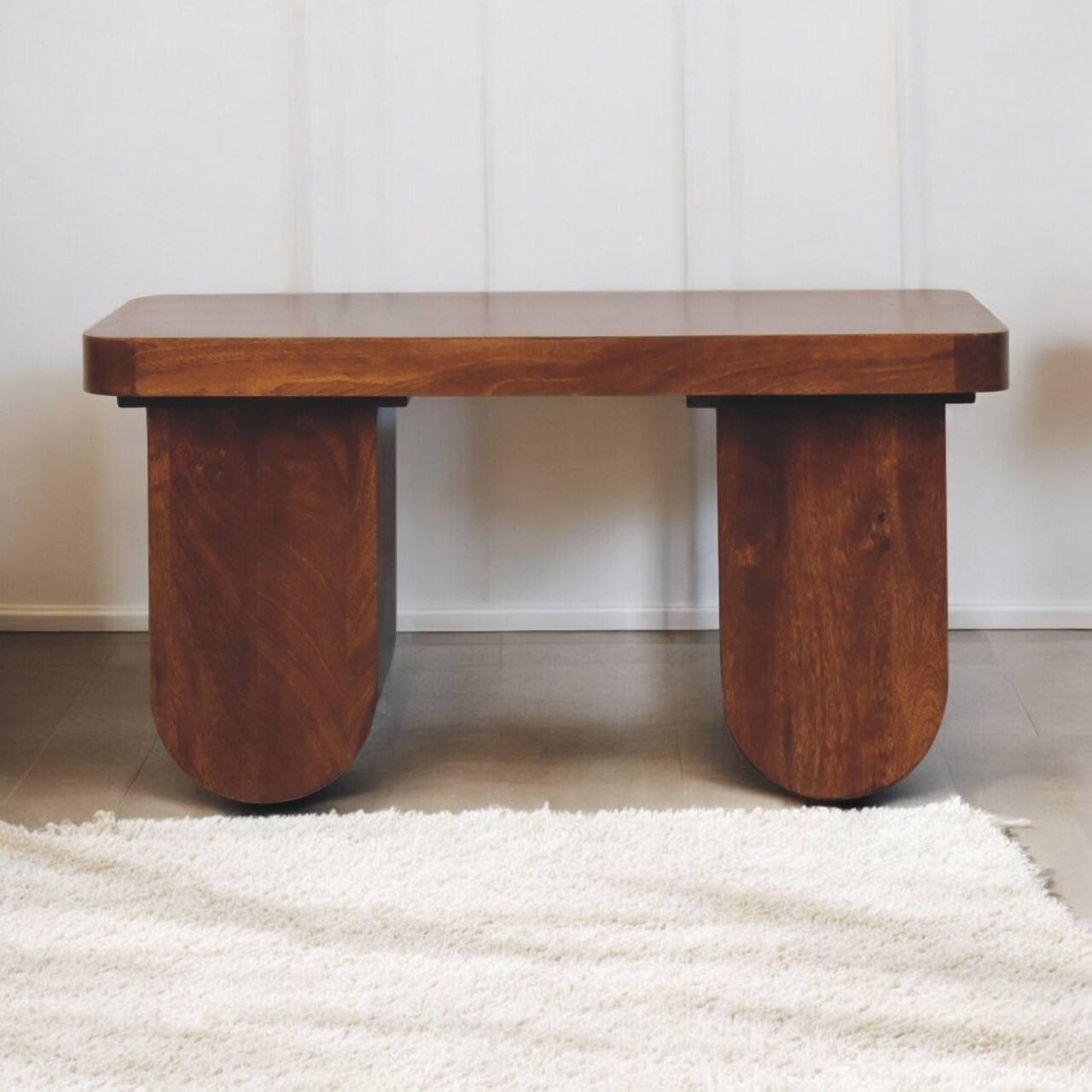Alt View 7. Artisan Furniture - Chunky Chestnut Coffee Table - Brown.