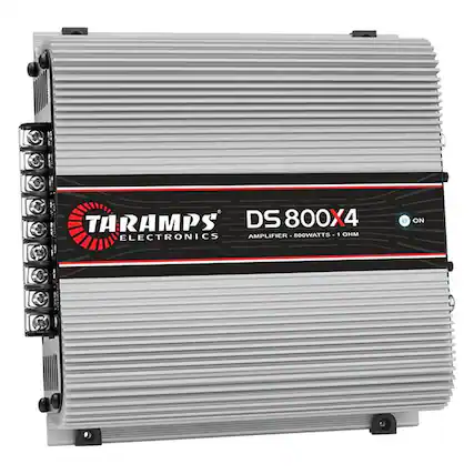 TARAMPS DS 800X4 AMPLIFIER 800WATTS 1 OHM ELECTRONICS ON