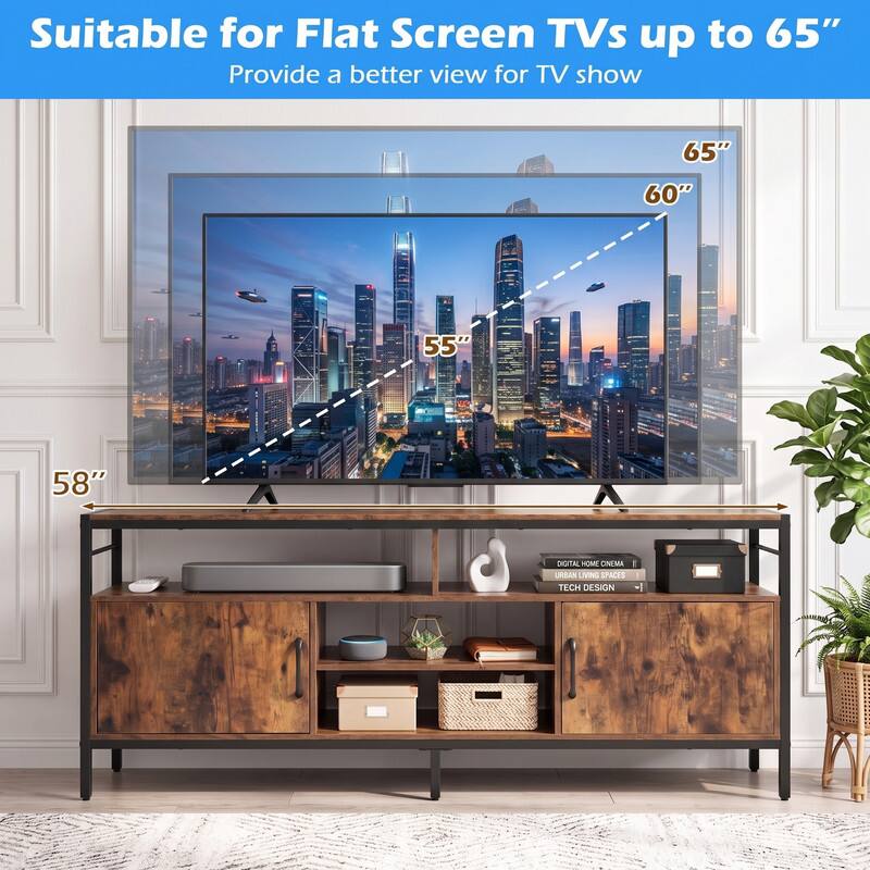 Suitable for Flat Screen TVs up to 65"  
Provide a better view for TV show  

65"  
60"  
55"  
58"  

DIGITAL HOME CINEMA  
URBAN LIVING SPACES  
TECH DESIGN