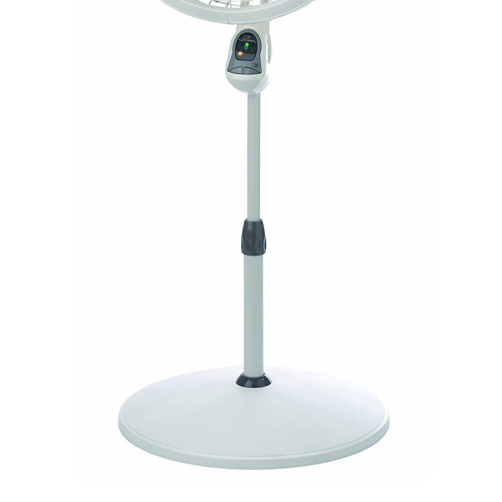 Alt View 1. Lasko - Lasko 18" 3-Speed Elegance and Performance Oscillating Pedestal Fan with Remote - White.