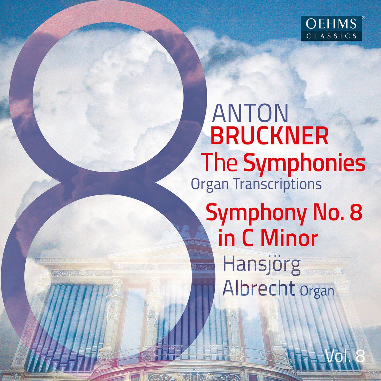 OEHMS CLASSICS

ANTON BRUCKNER  
The Symphonies  
Organ Transcriptions  
Symphony No. 8 in C Minor  
Hansjörg Albrecht Organ  
Vol. 8