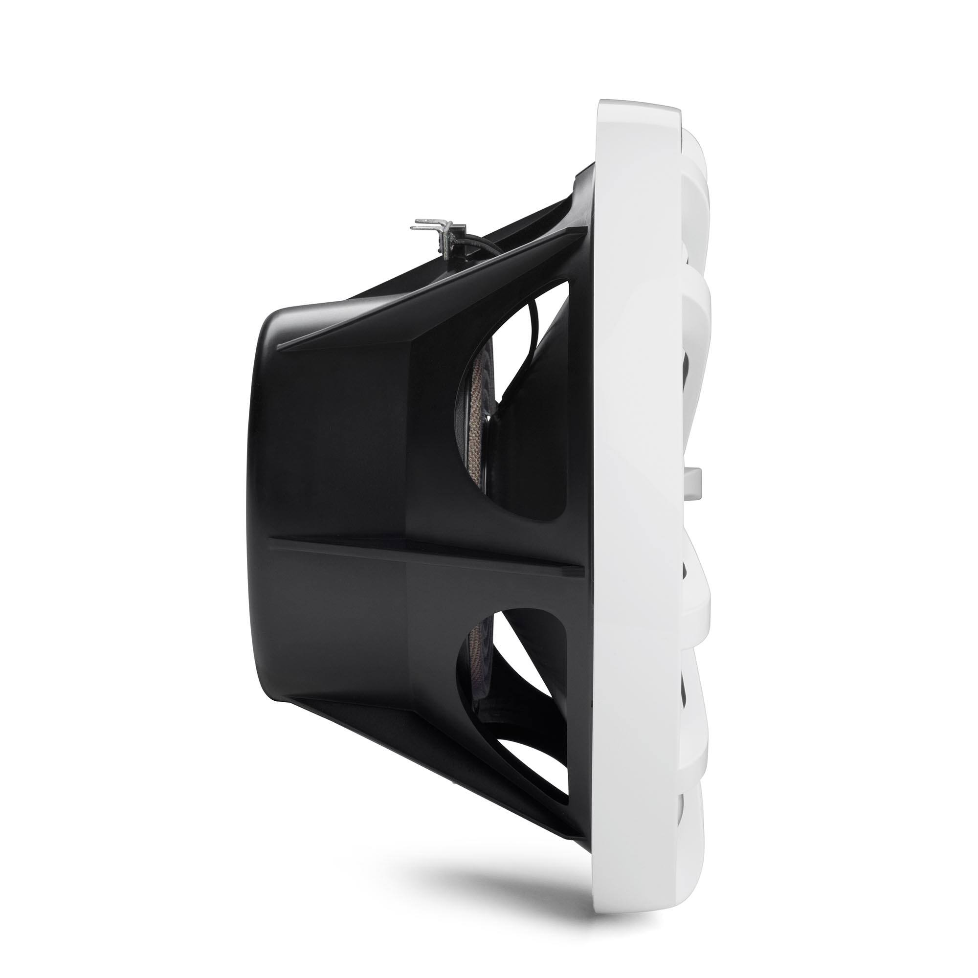 Alt View 10. JBL - JBL MARINE STAGE10 10" (250mm) marine audio multi-element subwoofer   200W – WHITE - Black.