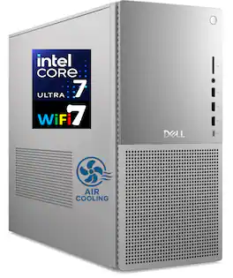 Dell - Tower Plus Desktop (Ultra 7-265, 32GB, 2TB SSD, Integrated Graphics, Win 11 Pro ) - Platinum