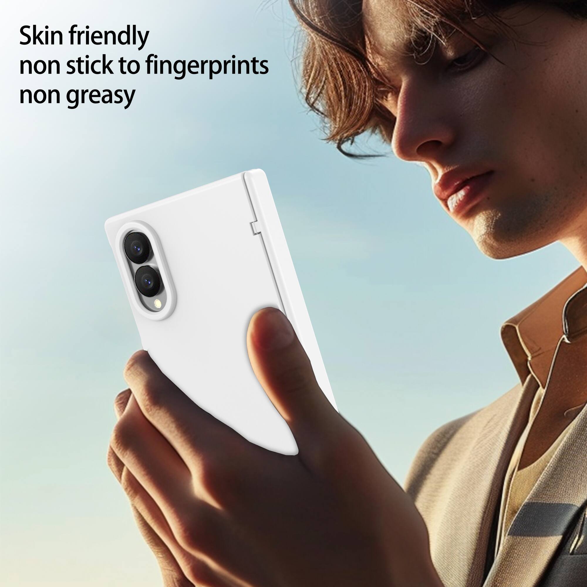 Skin friendly non stick to fingerprints non greasy
