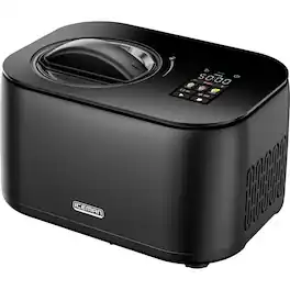 Chefman - Trio Ice Cream, Frozen Yogurt, and Italian Ice Maker, No Pre-Freezing - Black