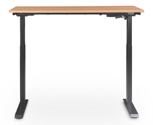 Serta - Creativity Electric Height Adjustable Standing Desk - Natural Wood - Front_Zoom