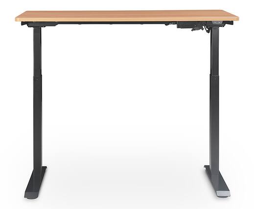 Front. Serta - Creativity Electric Height Adjustable Standing Desk - Light Brown.