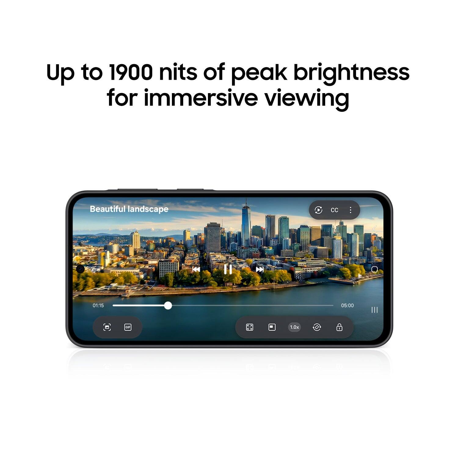 Up to 1900 nits of peak brightness for immersive viewing

Beautiful landscape

01:15 / 05:00

OFF + 1.0x