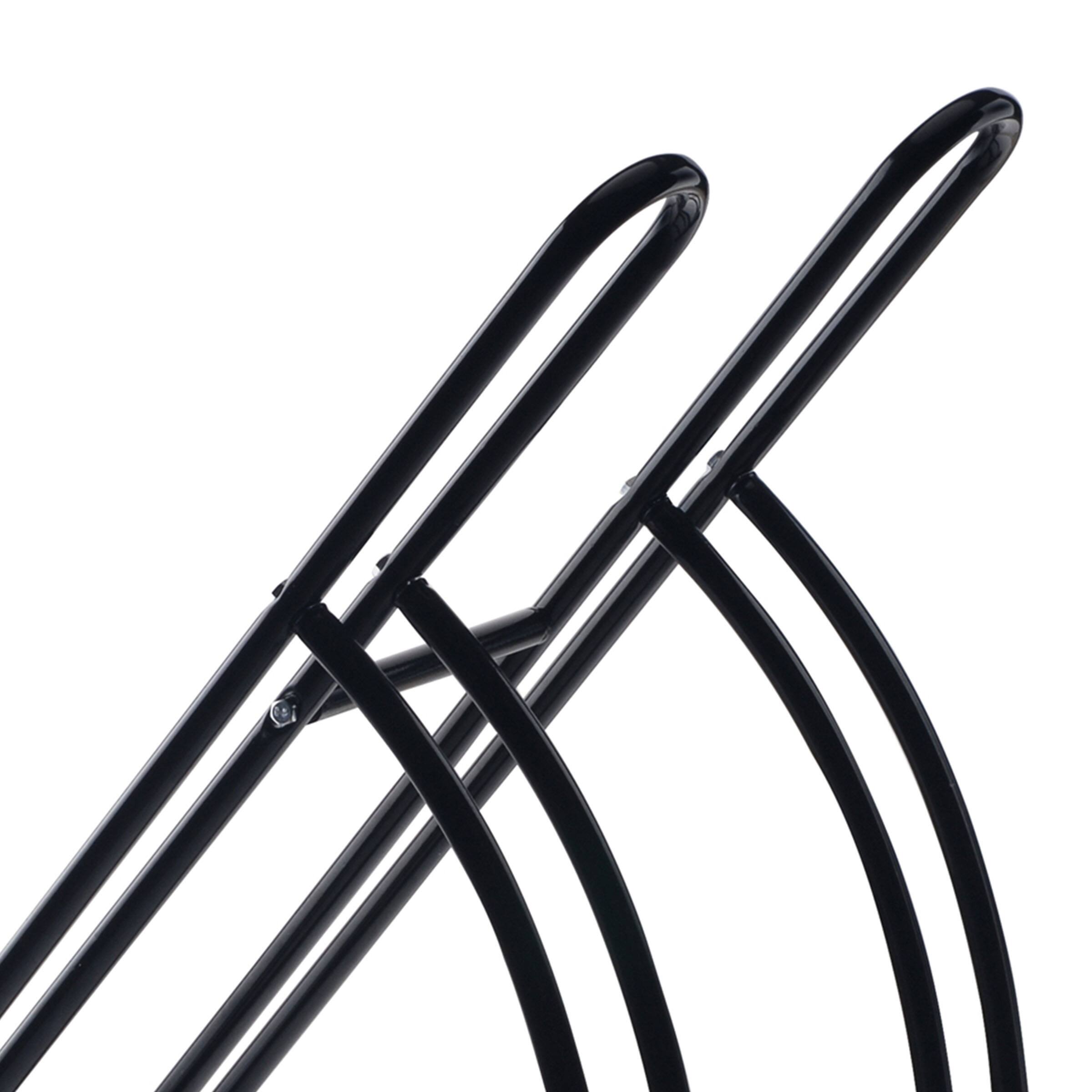 Alt View 3. RAD Cycle - Indoor/Outdoor Bike Rack for 2 Bicycles - Black.