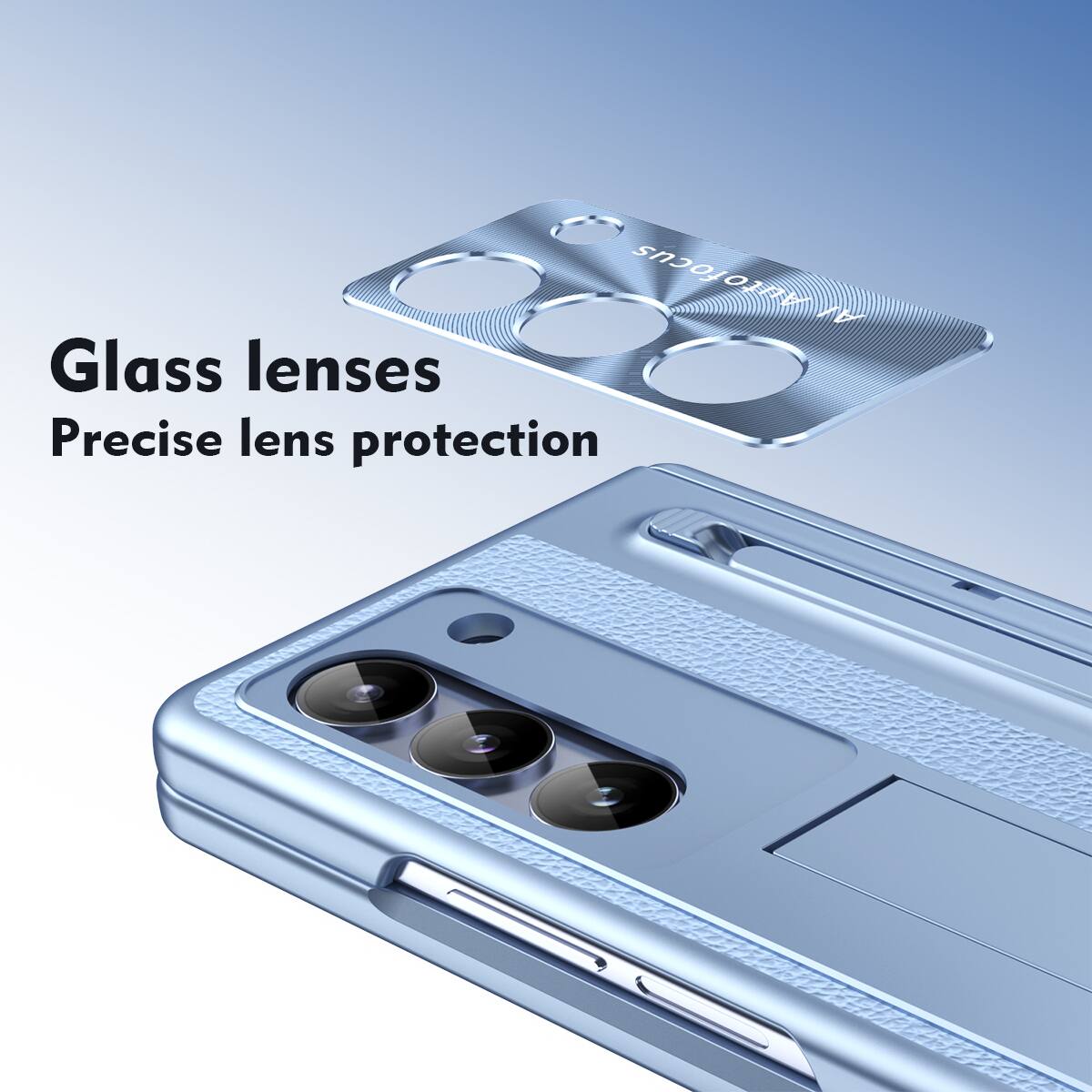 Glass lenses  
Precise lens protection