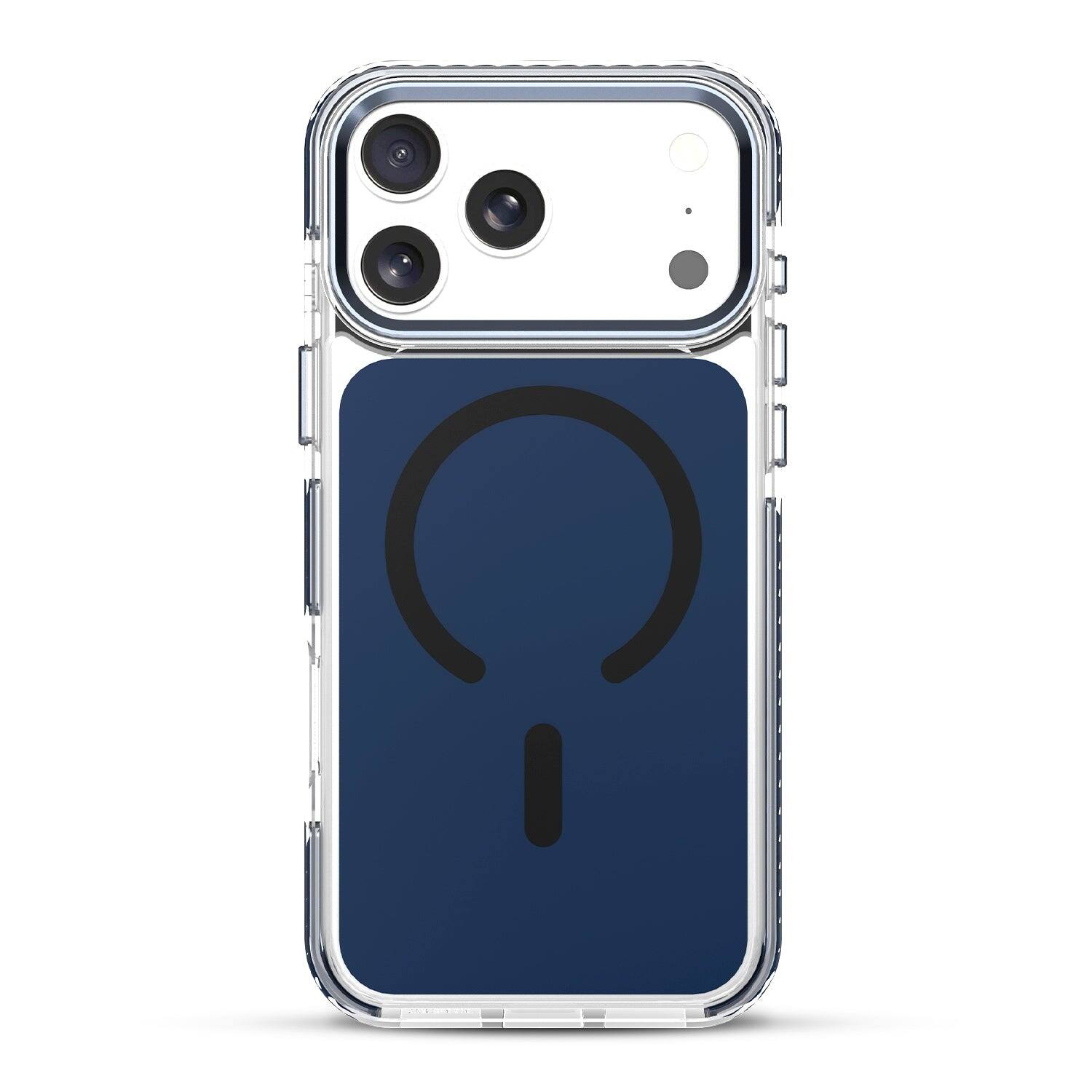 Front. Echelon - ColorBlock Series MagSafe Case for Apple iPhone 18 Pro Max / 17 Pro Max - Blue.