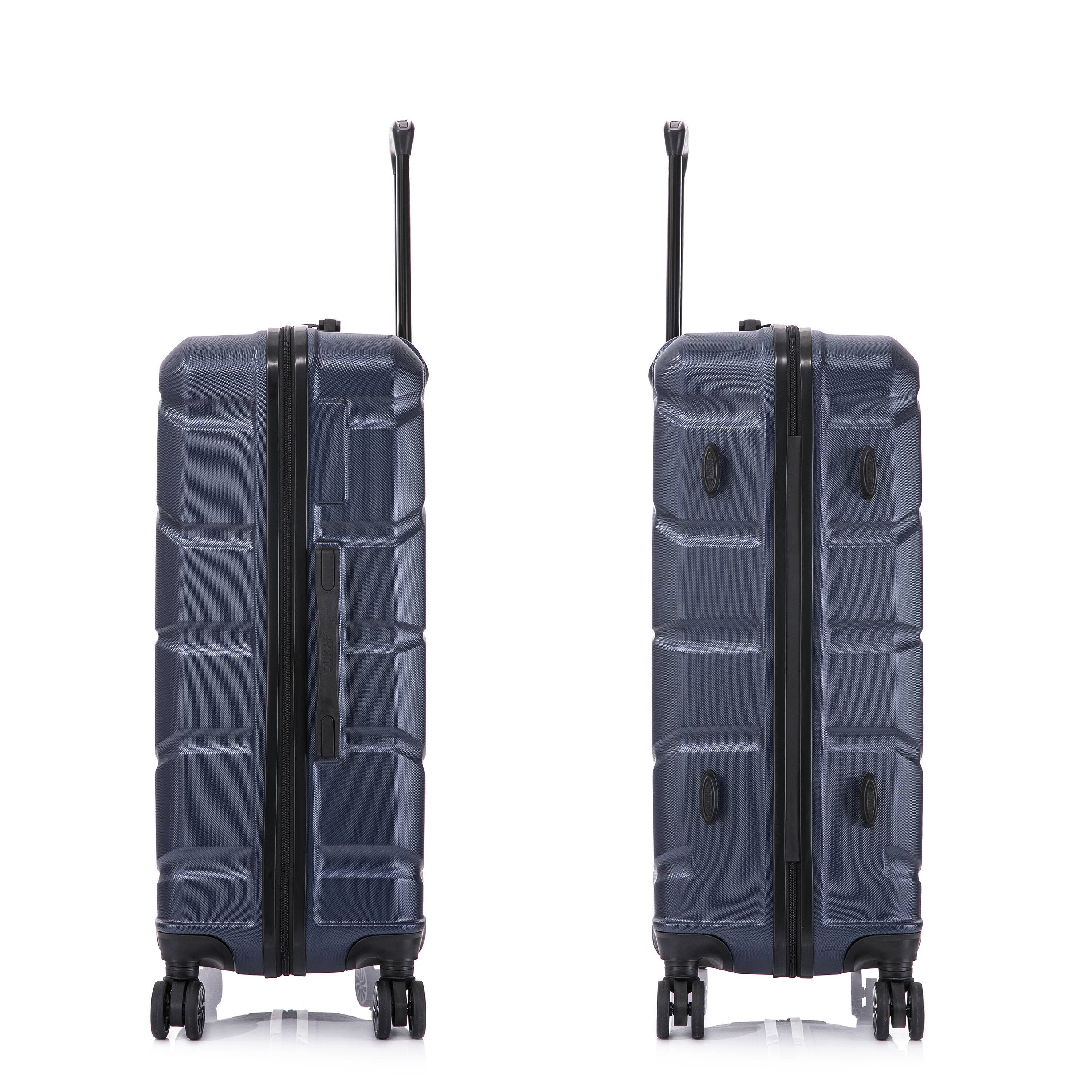 Alt View 1. DUKAP - Sense Lightweight Hardside Spinner Luggage 28" - BLUE.