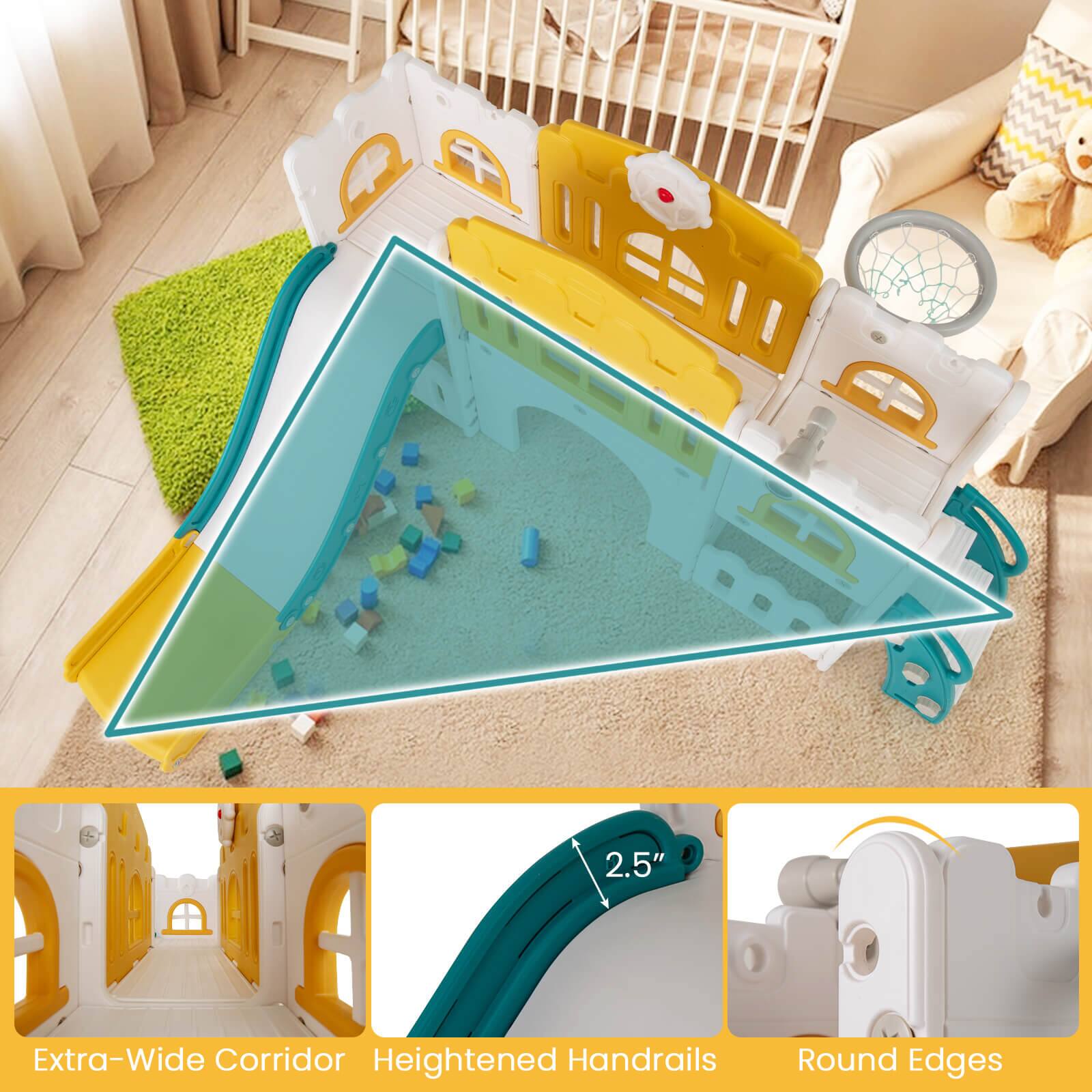 2.5" Extra-Wide Corridor Heightened Handrails Round Edges

Extra-Wide Corridor

Heightened Handrails

Round Edges