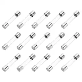 Unique Bargains - 2.5A 250V 6x30mm Time Delay Glass Fuse UL Listed Slow Blow Fuse for Home Appliances 15pcs