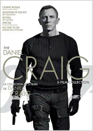 Front. James Bond: The Daniel Craig 5-Film Collection - DVD.