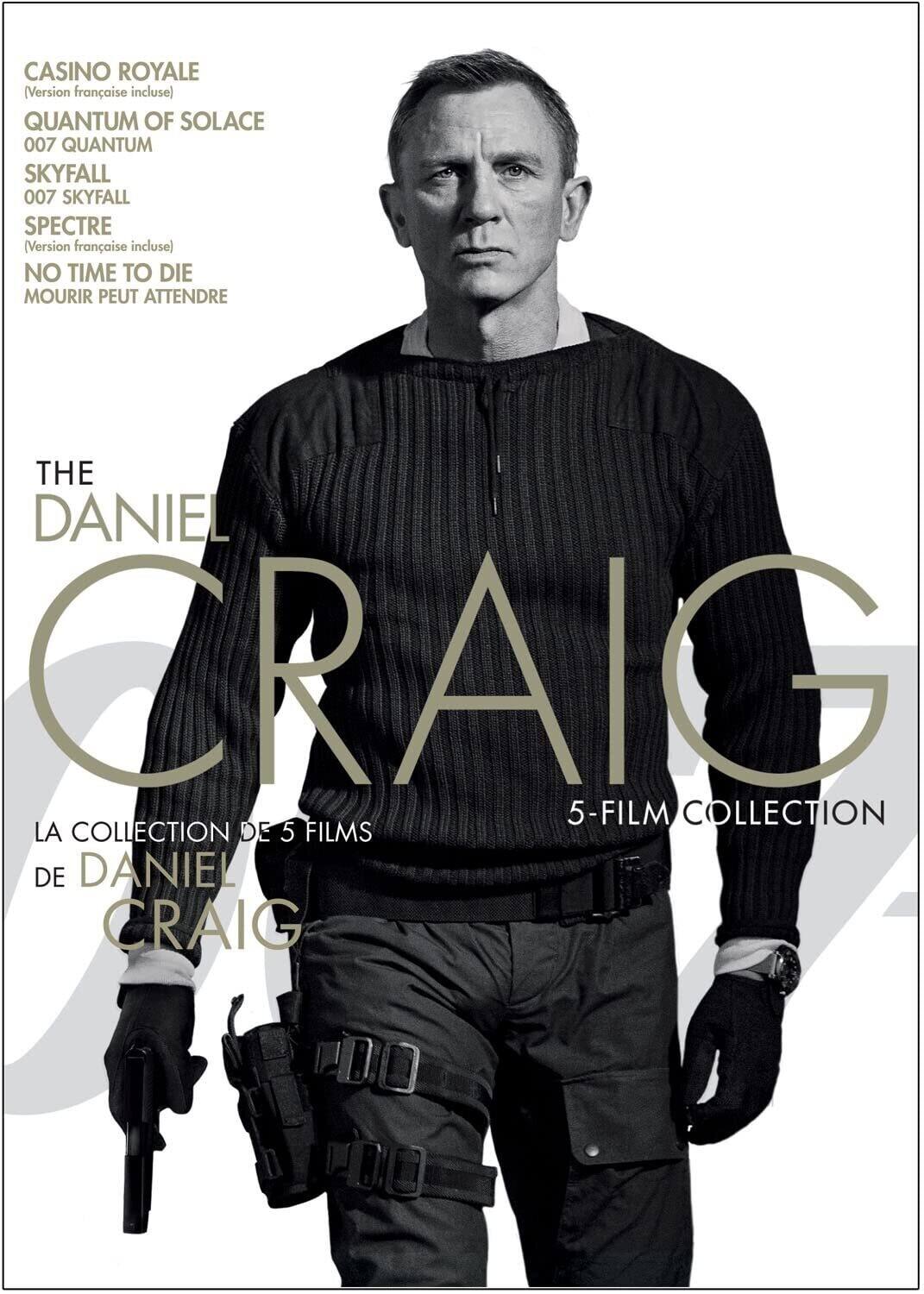 Front. James Bond: The Daniel Craig 5-Film Collection   - DVD.