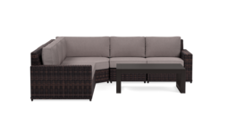 Yardbird® - Langdon Outdoor Large Sectional Set - Shale