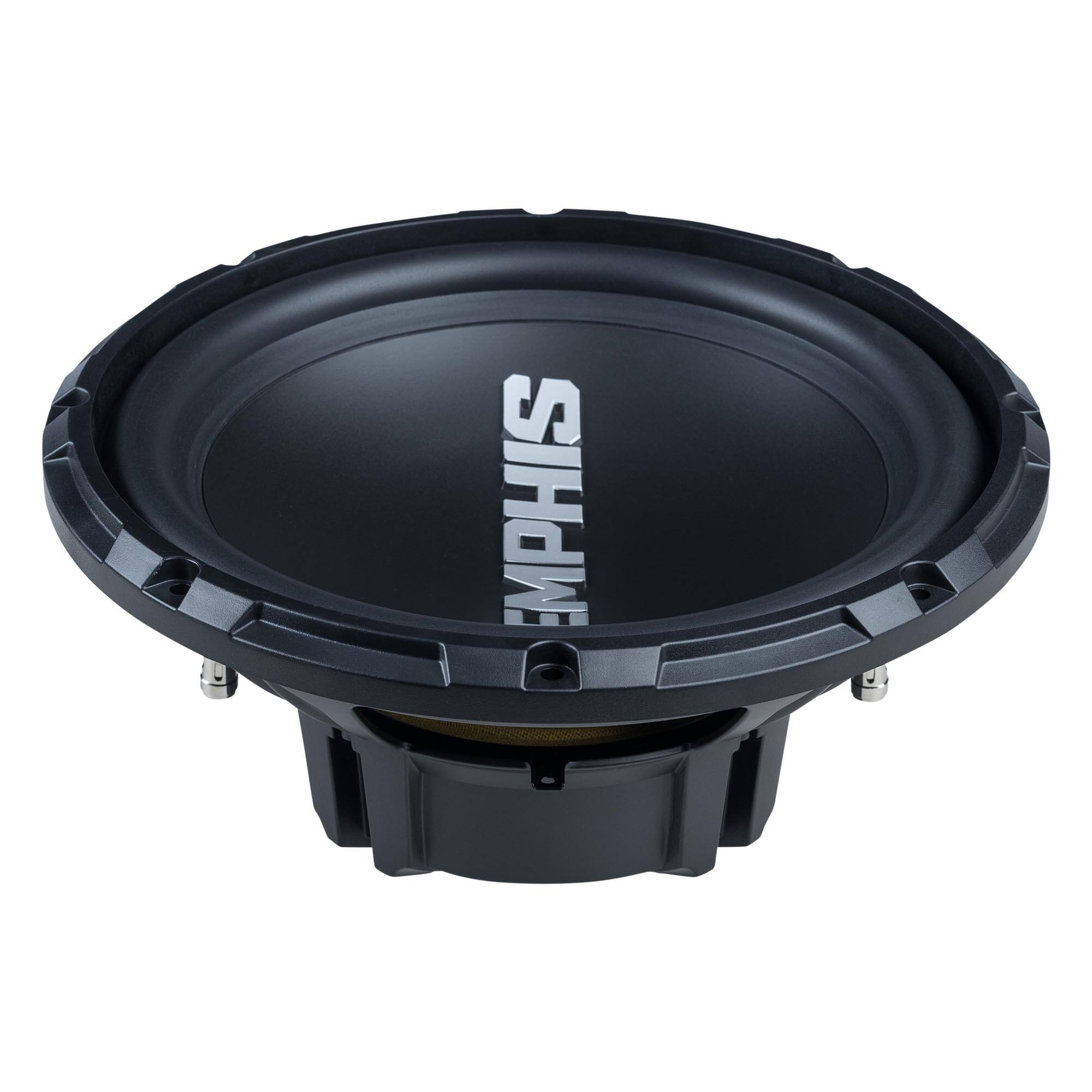 Alt View 1. Memphis Car Audio - Memphis Audio SRX1244V 12" Street Reference Dual 4-Ohm Subwoofer - 250 wRMS - Black/Gray.
