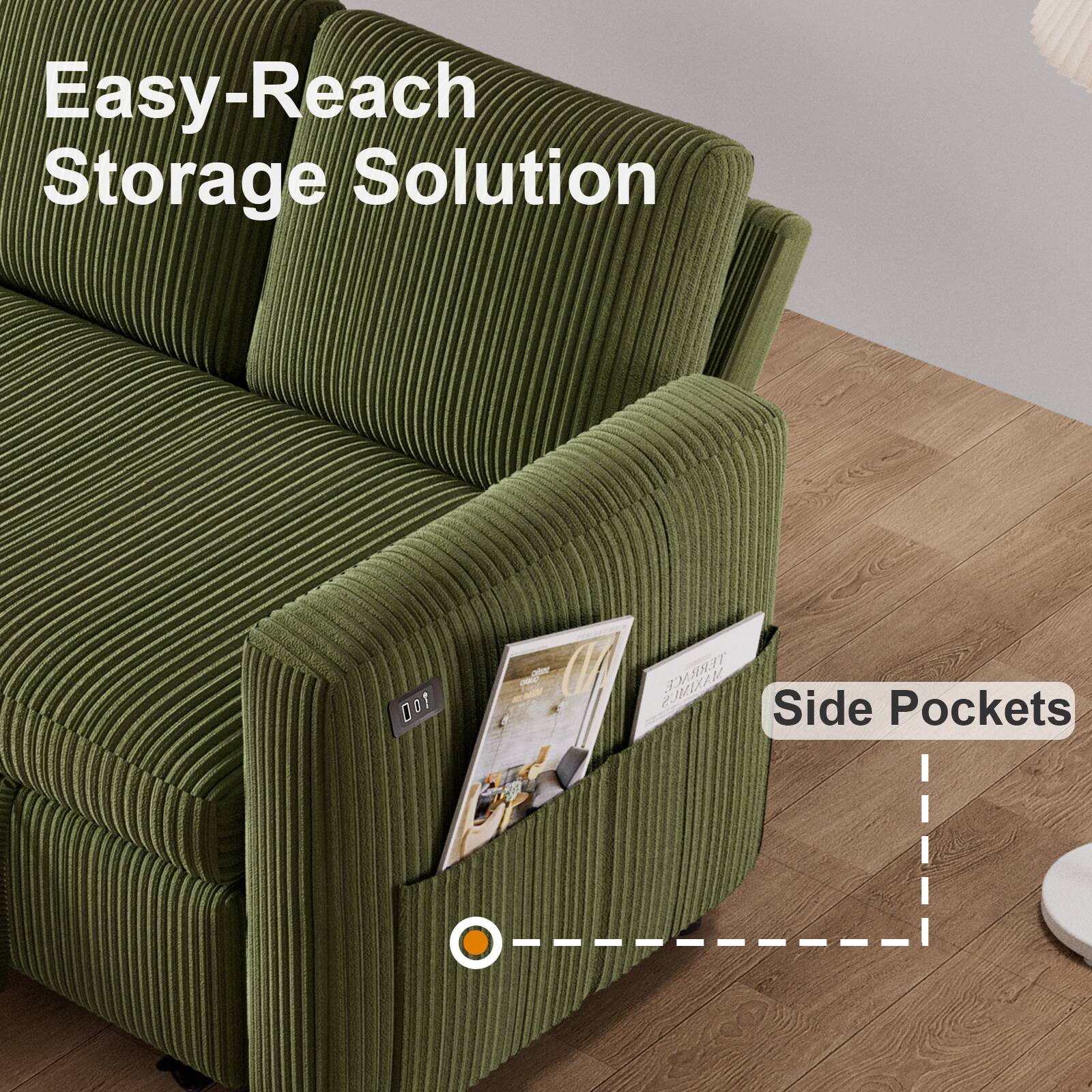 Easy-Reach Storage Solution

Side Pockets