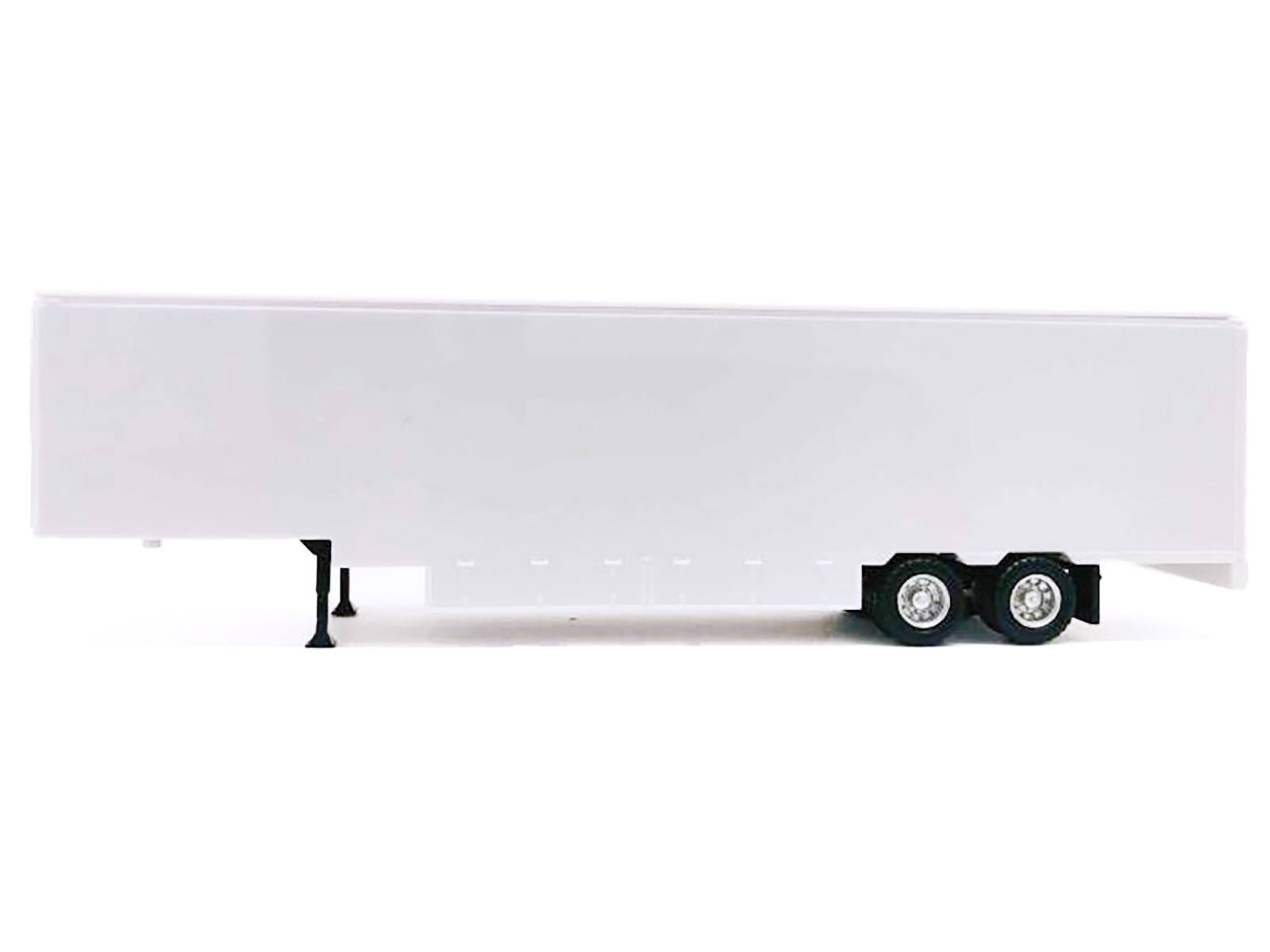 Angle. Promotex - 48ft Moving Van Trailer Light Gray 1/87 (HO) Plastic Model by Promotex - Light Gray.