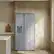 Alt View 16. Samsung - 36 in. Wide Bespoke AI 27 cu. ft. Side-by-Side Refrigerator with Sphere Ice and External Water & Ice Dispenser - Stainless Steel.