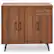 Alt View 19. Costway - Buffet Cabinet with 3 Doors & Pull-out Drawer Adjustable Shelves Anti-Tipping Kits - Walnut.