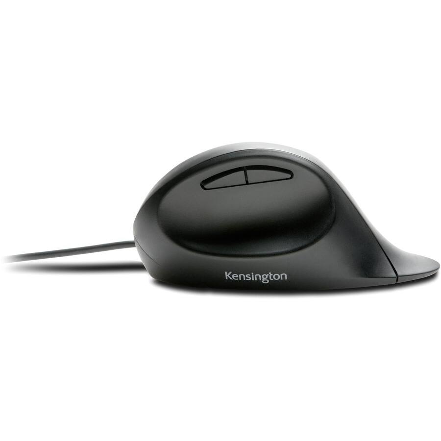 Alt View 1. Kensington - Kensington Pro Fit Ergo Wired Mouse - Cable - Black - USB - 3200 dpi - 5 Button(s) - Black.