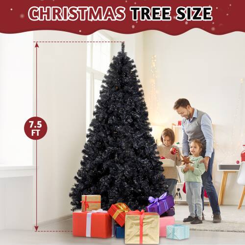 CHRISTMAS TREE SIZE  
7.5 FT