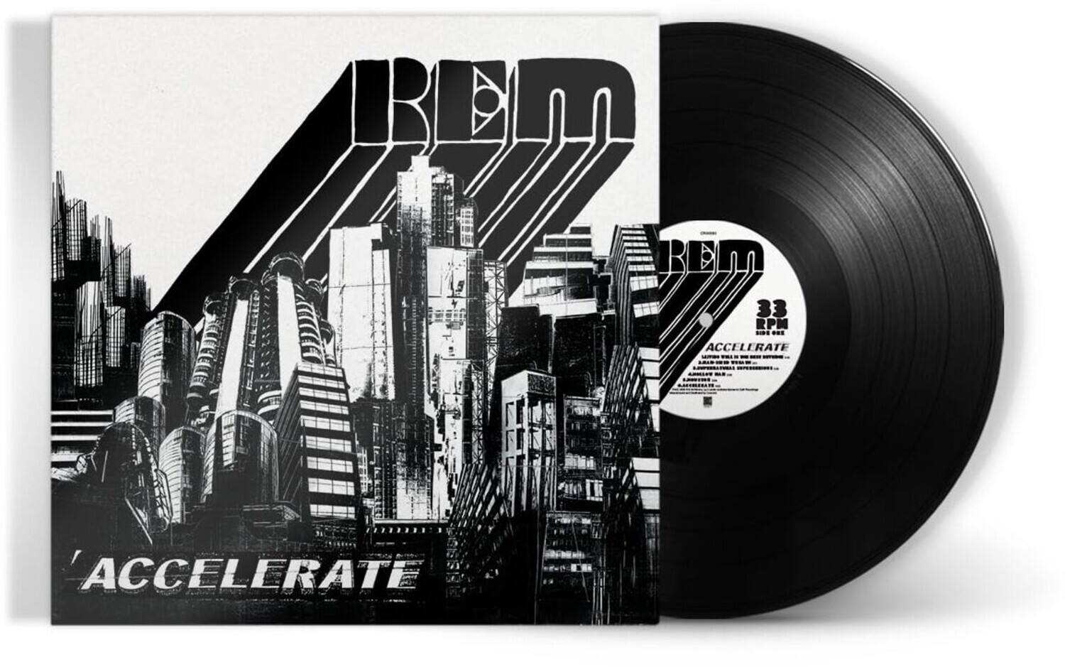 REM  
ACCELERATE  

33 RPM 1 SIDE  

ACCELERATE