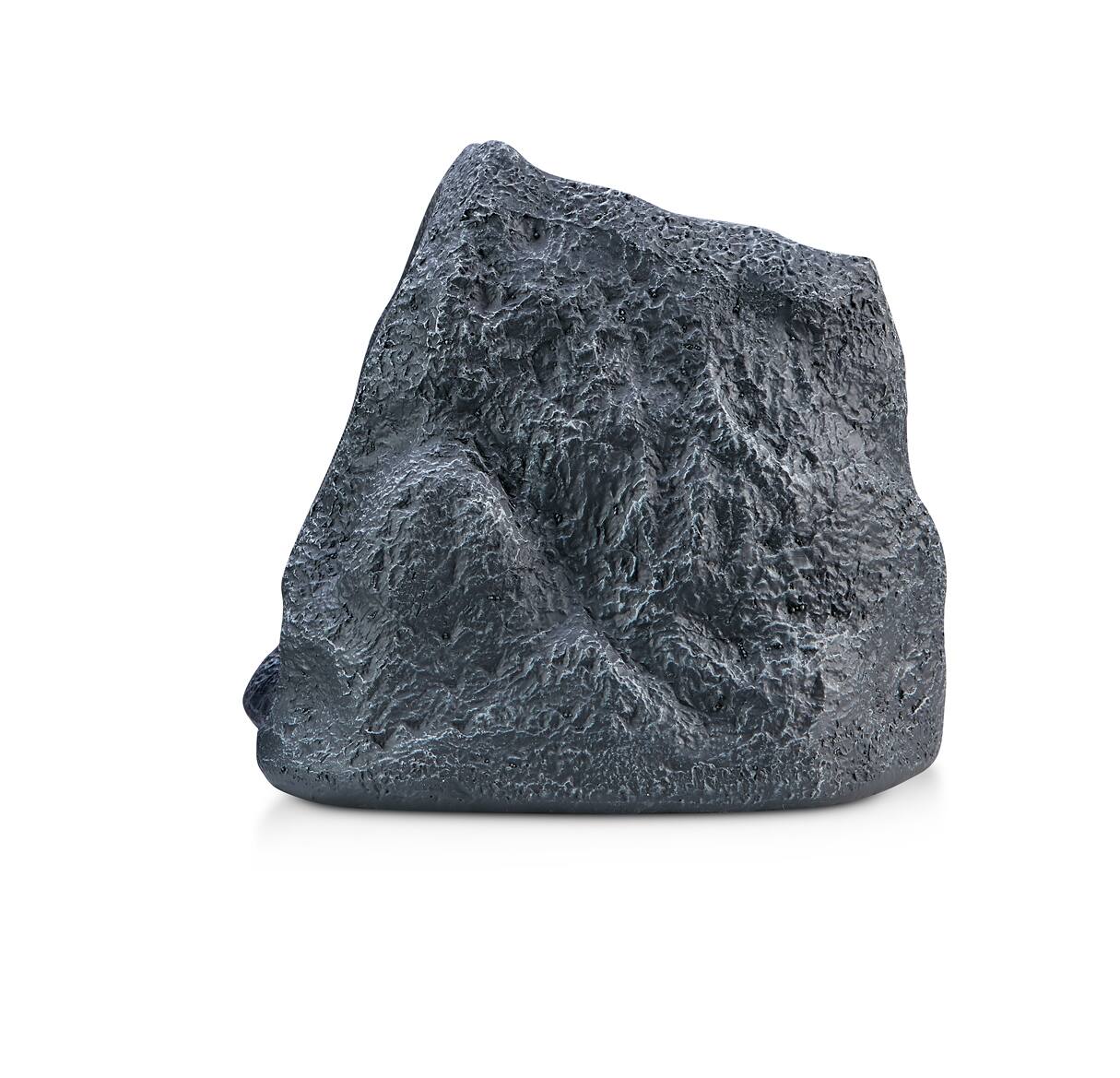 Left. SoundPro - Bluetooth Multi-Link Solar Rechargeable Wireless Rock Speaker - Gray Slate.