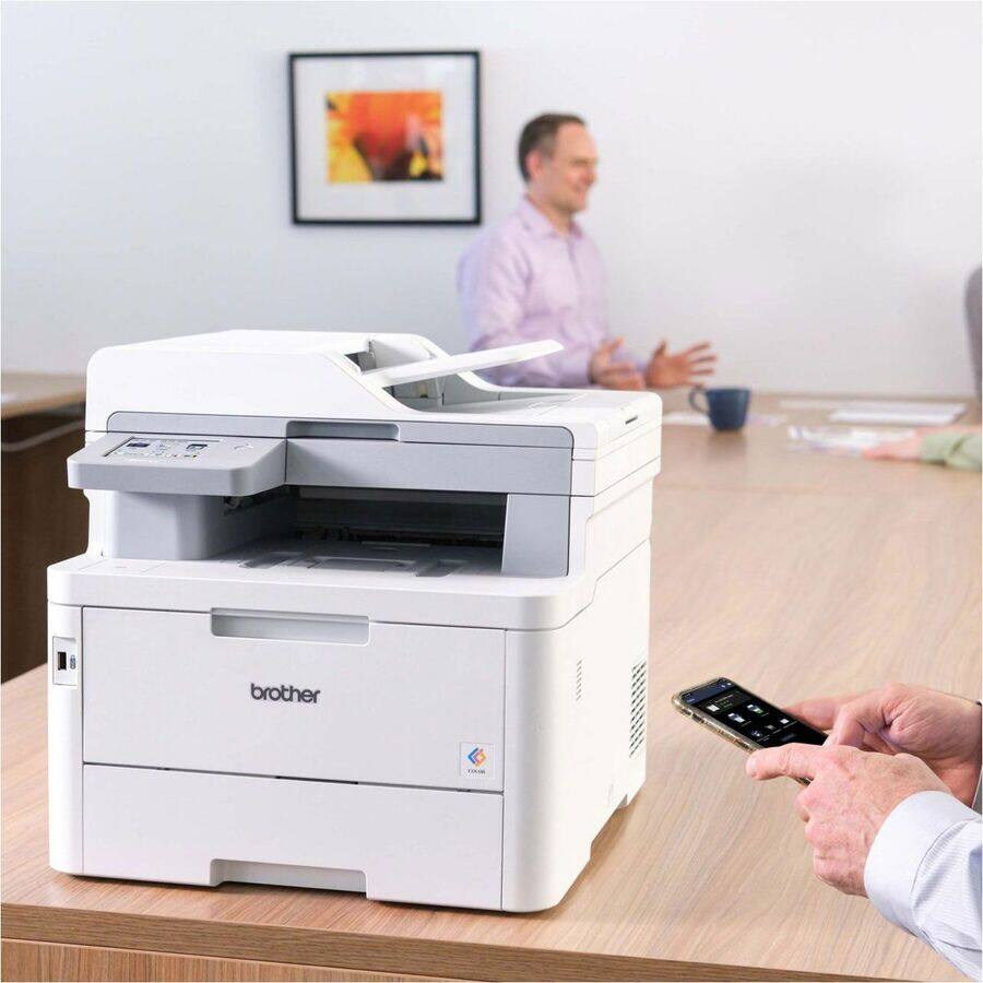 Alt View 5. Brother - Brother Workhorse MFC-L8395CDW Digital Color All-in-One Printer with Wireless Networking and Duplex Print, Scan, and - Unknown.