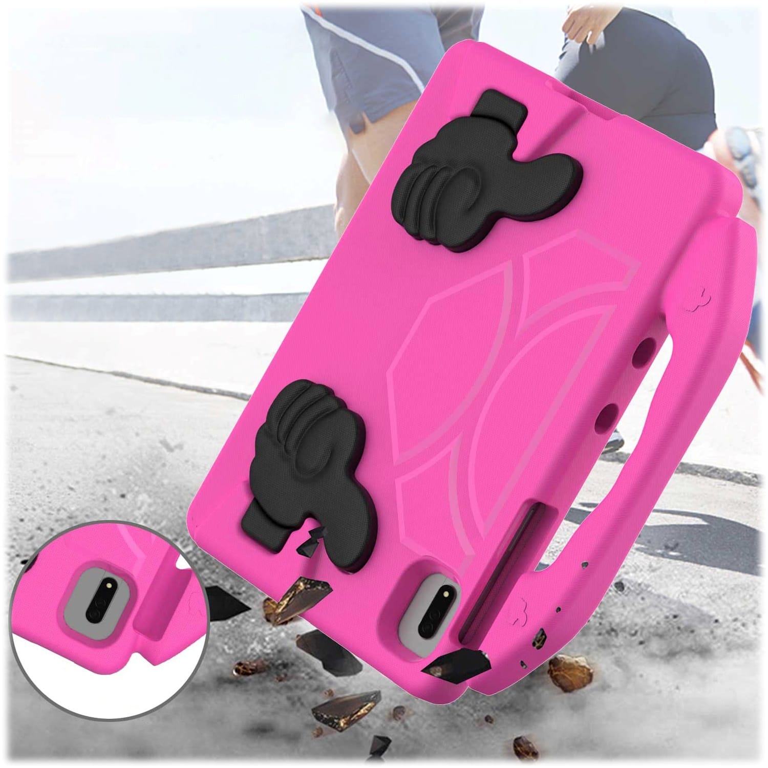 Alt View 15. SaharaCase - KidProof Case for Samsung Galaxy Tab A9+ - Pink.