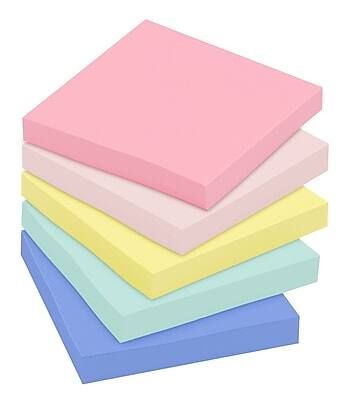 Alt View 2. Post-it - Recycled Notes, 3" x 3", Sweet Sprinkles Collection, 100 Sheet/Pad, 12 Pads/Pack - Multicolor.