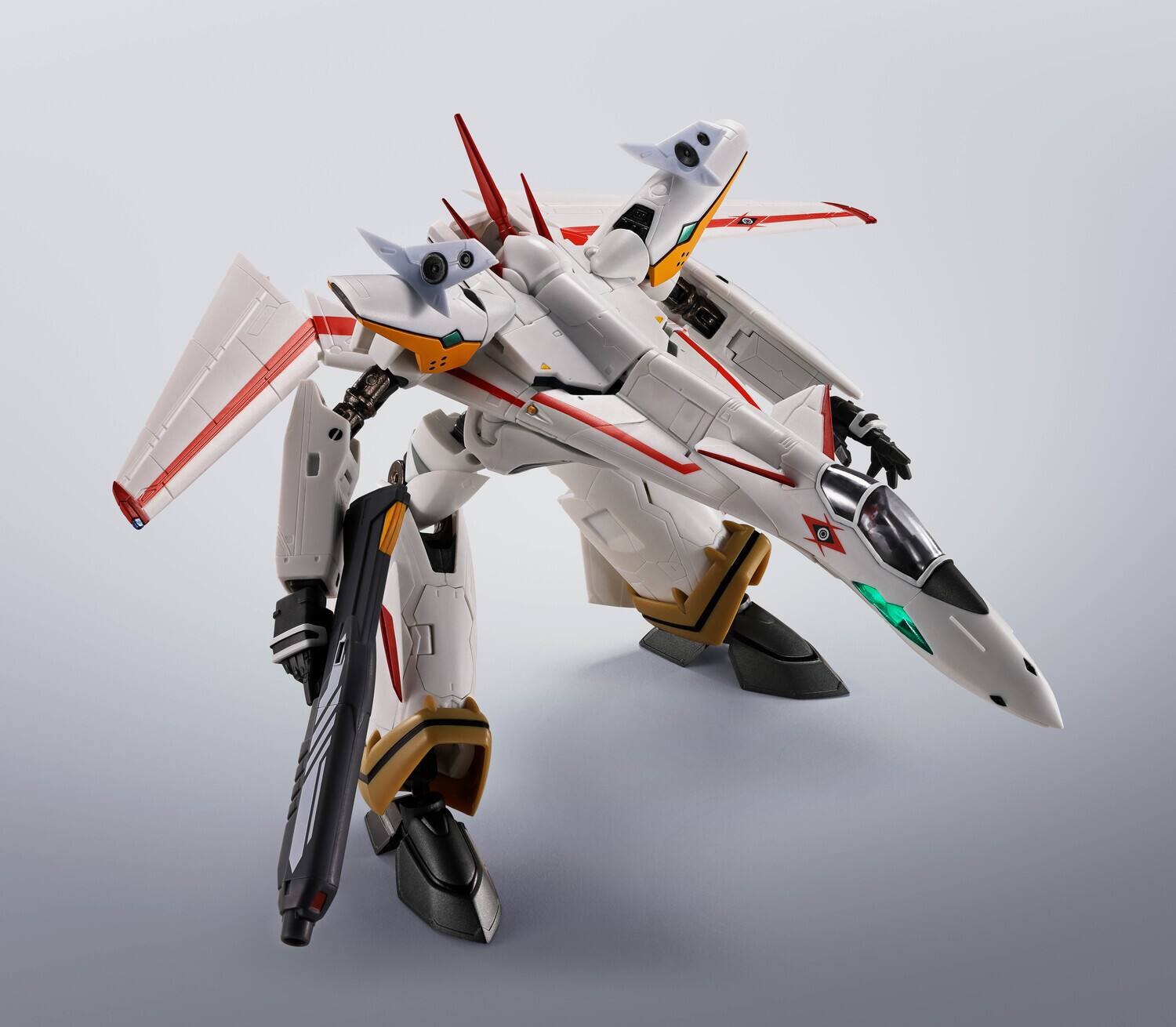 Alt View 4. Bandai - Tamashii Nations - Macross - Hi-Metal R - VF-19P Excalibur (Zola Planetary Patrol) Action Figure   - COLLECTIBLES - Multicolor.