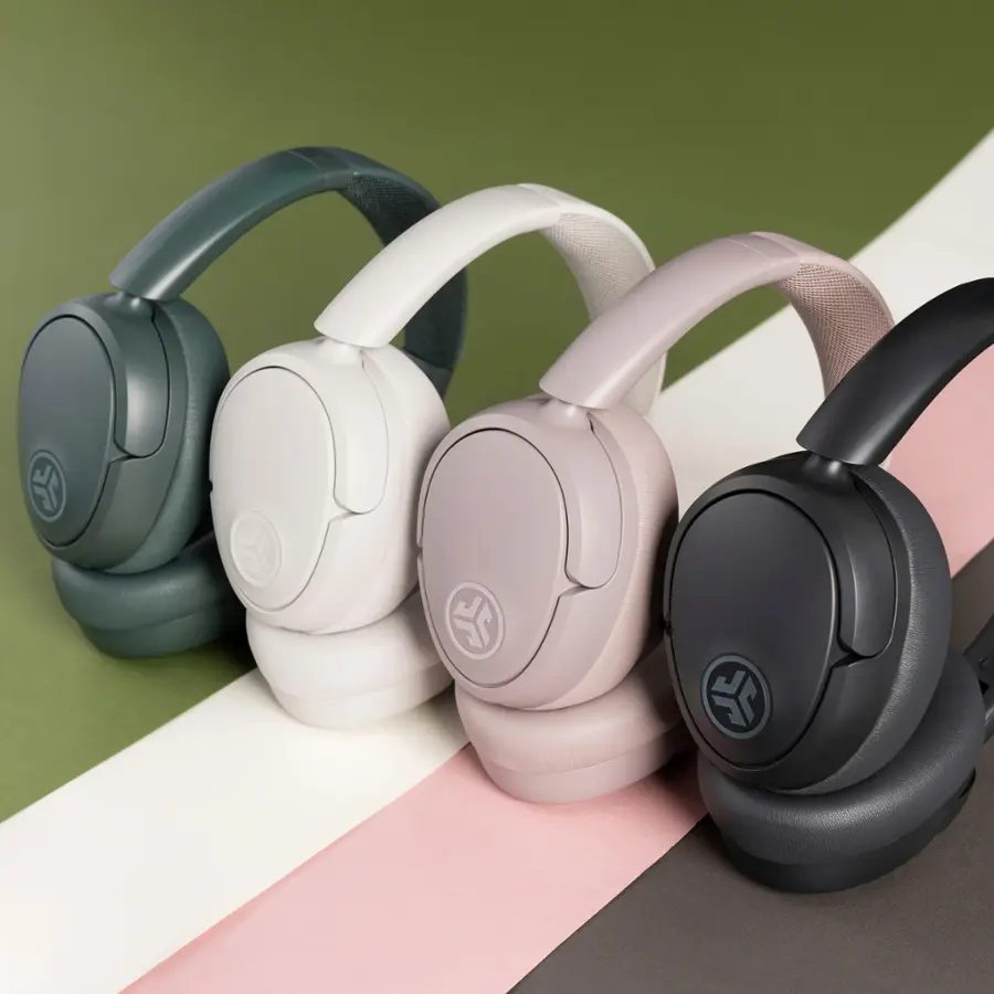 Alt View 14. JLab - JBuds Lux ANC Headphones - Graphite.