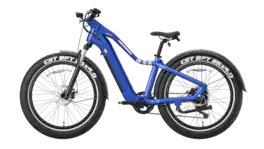 BreeBe - 26' Step Over Electric Mountain Bike - Blue
