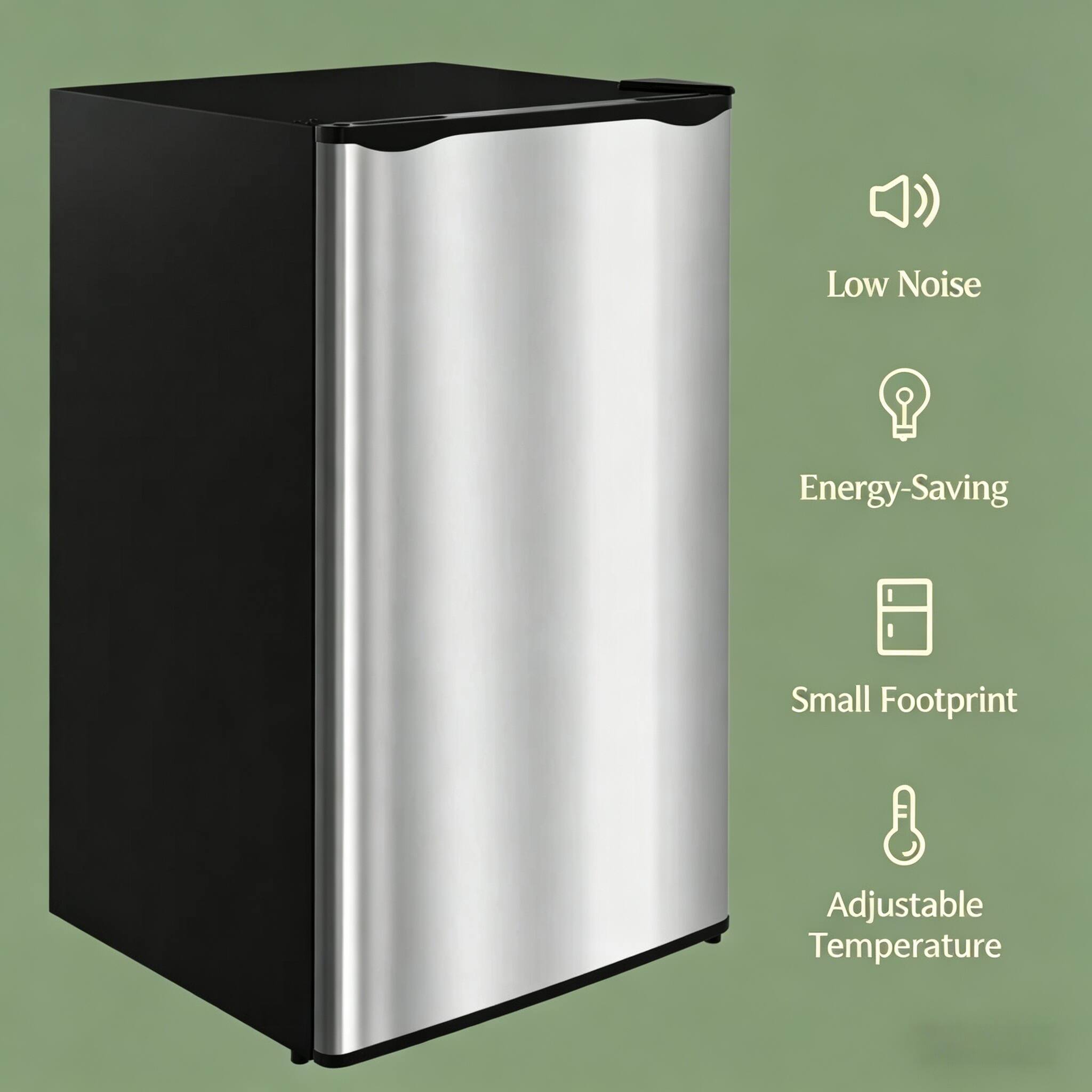 Low Noise  
Energy-Saving  
Small Footprint  
Adjustable Temperature