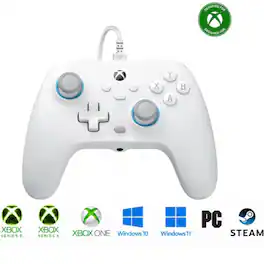 GameSir - T7 Wired Controller/Gamepad Hall Effect Joysticks for Xbox Series X|S, Xbox One, Windows 10/11 & Steam, 3.5mm Audio Jack - Volt White