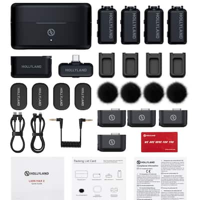 HOLLYLAND LARK M2 COMBO 2 Person Wireless Combo Microphone System HOLLYLAND LARK M2 COMBO 2 Person Wireless Combo Microphone System