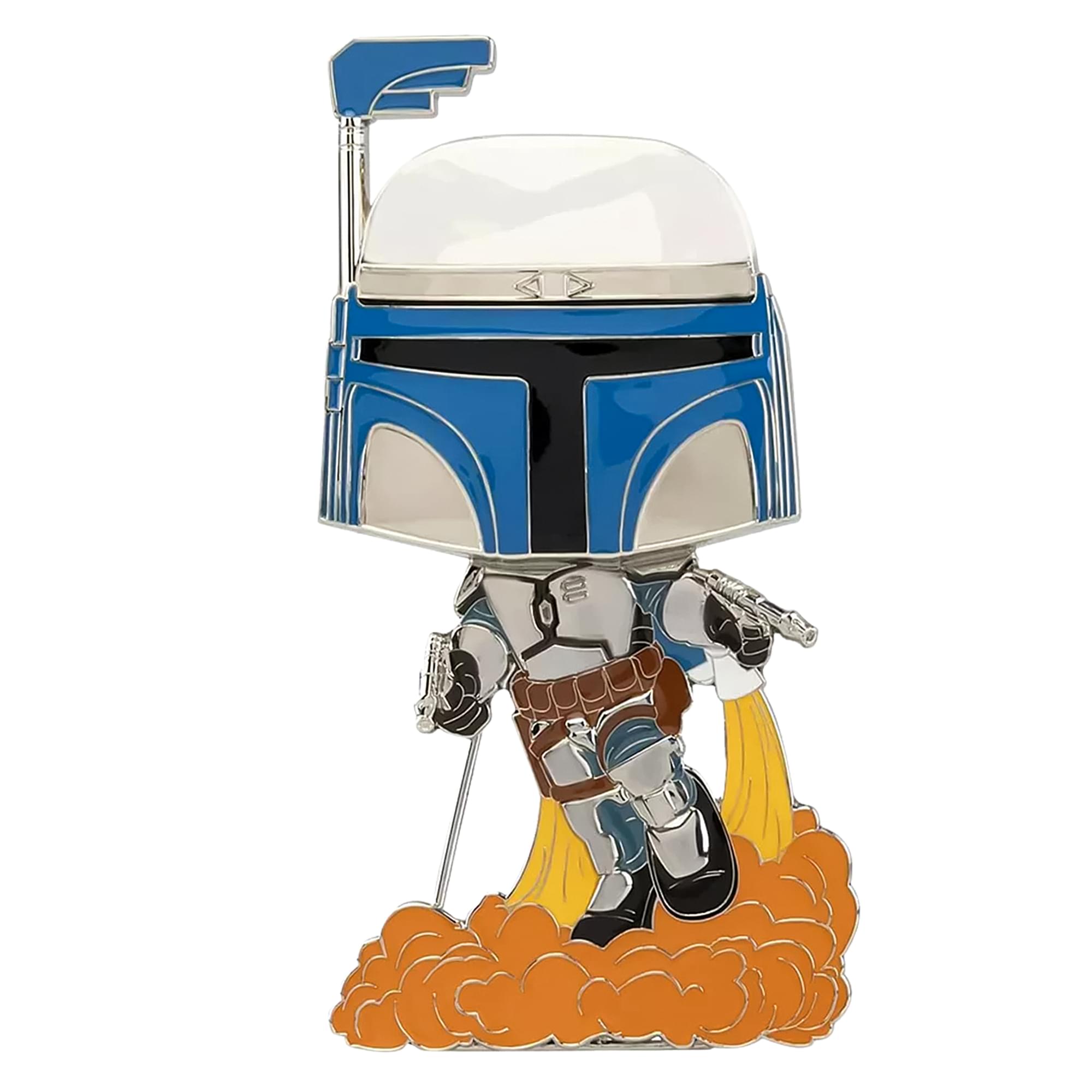 Alt View 10. Funko - Star Wars 3 inch Funko POP Pin | Jango Fett - Blue.