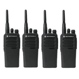 Front. Motorola - Motorola CP200d UHF Radio AAH01QDC9JC2AN NEW 4 pack bundle - black.