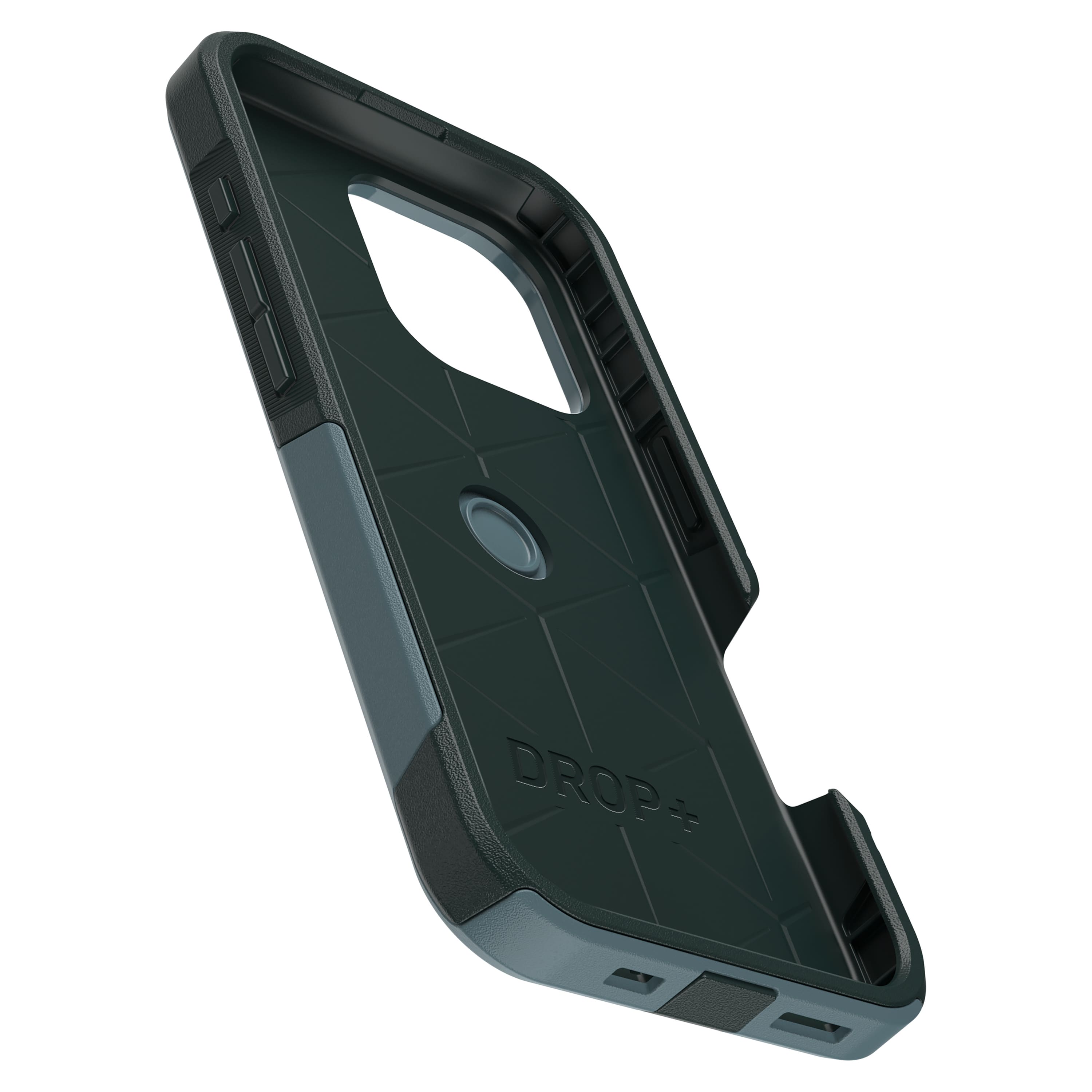 Left. OtterBox - Commuter Series Hard Shell for MagSafe for Apple iPhone 16 Pro - Sagebrush.