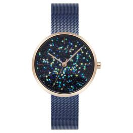 Obaku - Women's Glimmer Dial Watch - V289LHVLML - Dark blue
