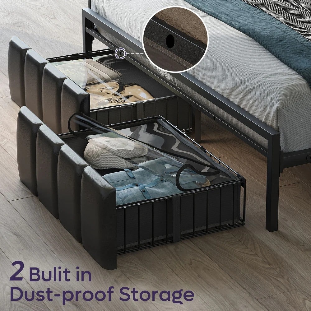2 Built-in Dust-proof Storage
