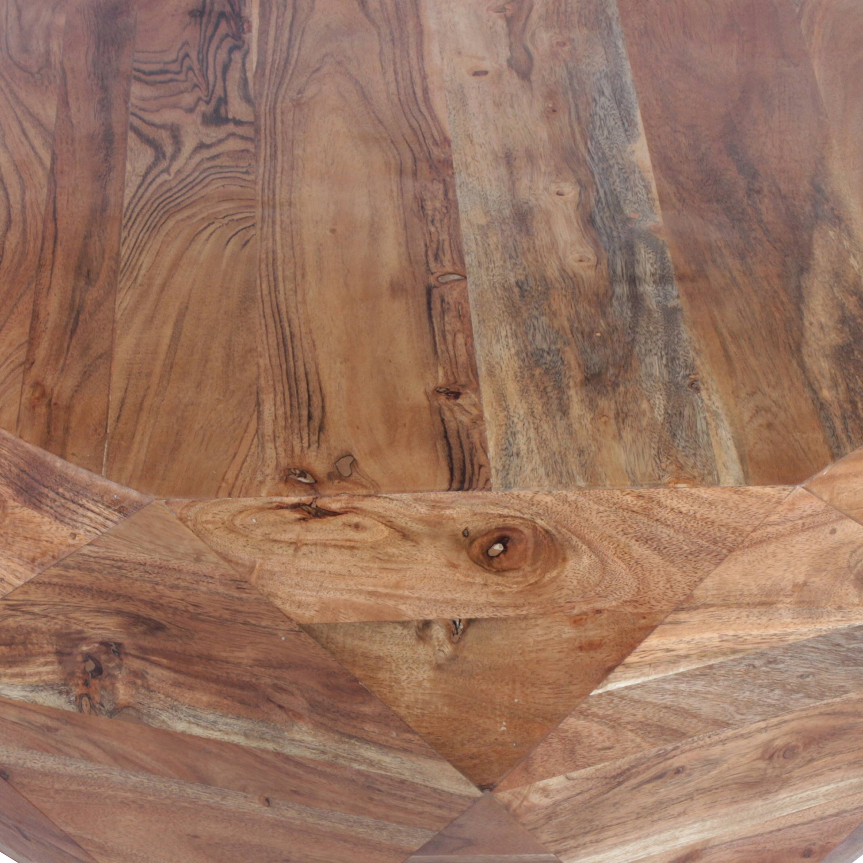 Alt View 4. Manhattan Lane - Bon 33 Inch Diamond Shape Acacia Wood Coffee Table With Smooth Top - Brown.